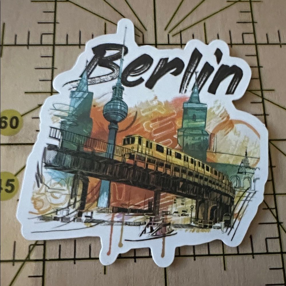 💜13/$13 +Bundle Sticker Sale | Travel Berlin Waterproof Sticker